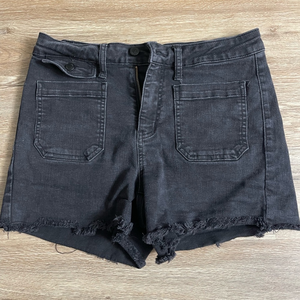 Women’s Judy Blue Cargo Patch Pocket Shorts Size L